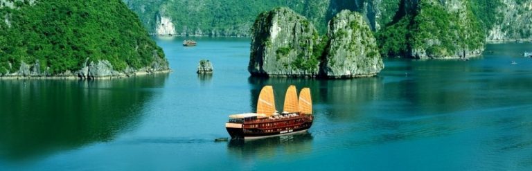 Ha Long Bay and Sail Boat