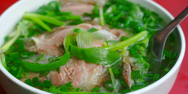 Pho - a typical Vietnamese street food